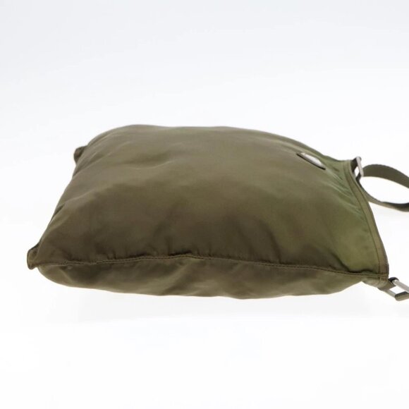 PRADA Shoulder Bag Nylon Khaki Auth yk15402 - Picture 6 of 16